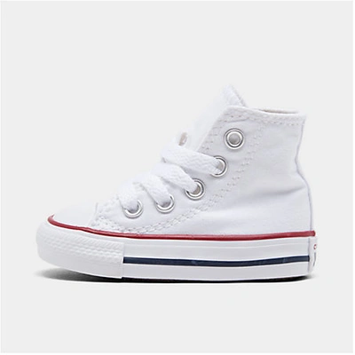 Converse Babies' Chuck Taylor All Star High Top Infant/toddler Shoes In White