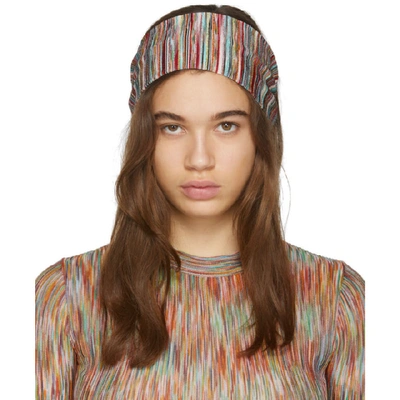 Missoni Striped Knitted Headband In Multi