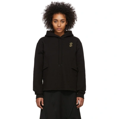 Mcq By Alexander Mcqueen Mcq Alexander Mcqueen Black Mcq Swallow Shizoku Hoodie In 1000 Dk Blk