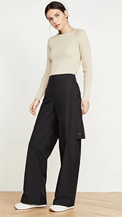 3.1 Phillip Lim / フィリップ リム Trouser With Back Apron In Black