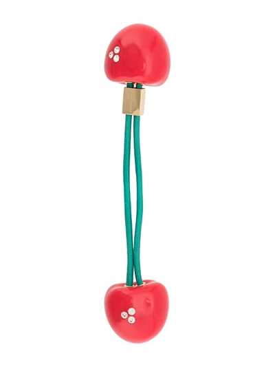 Marc Jacobs Cherries Hair Bauble In Red