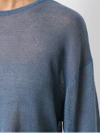 Osklen Knitted Linen Blouse In Blue
