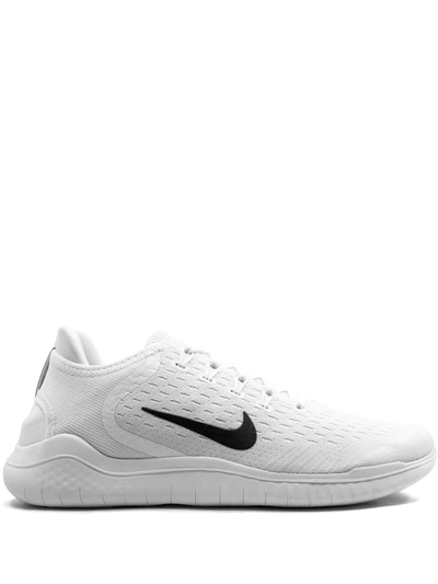 Nike Men's Free Run 2018 Road Running Shoes In White