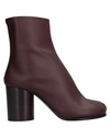 Maison Margiela Ankle Boot In Dark Brown