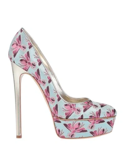 Casadei Pump In Sky Blue
