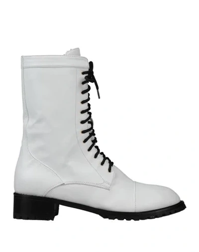 Vionnet Ankle Boot In White