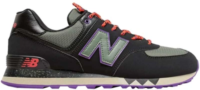 Pre-owned New Balance  574 Outdoor Pack Black In Black/slate Green