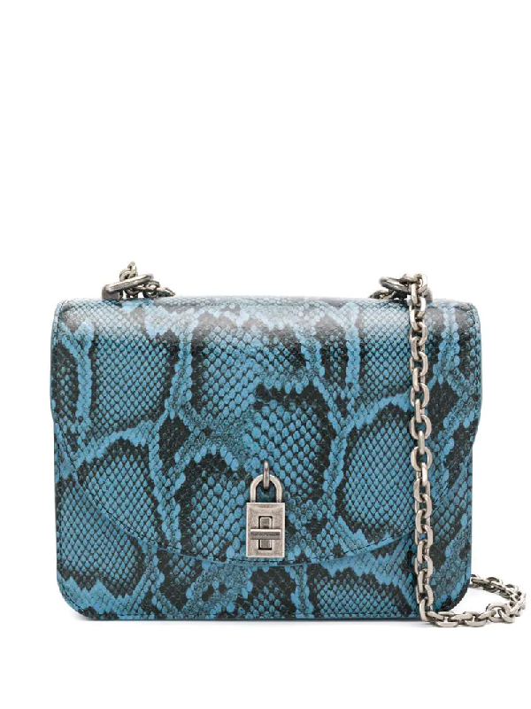 Rebecca Minkoff Love Too Leather Crossbody Bag In Blue ModeSens