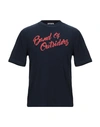 Band Of Outsiders T-shirts In Dark Blue