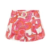 Zimmermann Peggy Paisley-print Linen And Cotton-blend Shorts In Multi