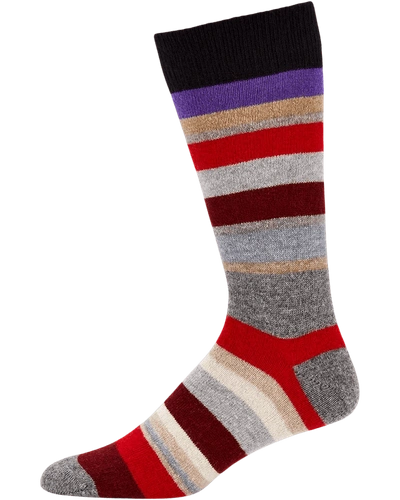 Paul Smith Men's Nuance Stripes Socks In Black