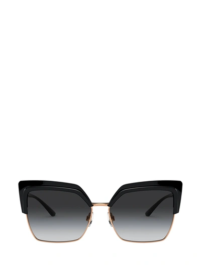 Dolce & Gabbana Dolce &amp; Gabbana Dg6126 Black Sunglasses In Light Grey Gradient Black