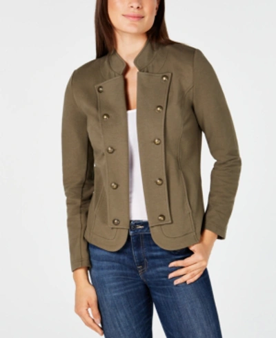 Tommy Hilfiger Military Band Jacket In Thyme