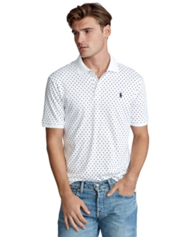 Polo Ralph Lauren Men's Custom Slim-fit Interlock Polo In White