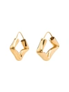 All Blues Straw Polished Gold Vermeil Earrings