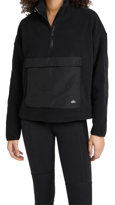 Alo Yoga Blackcomb Fleece Pullover W/ Front Pocket