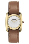 Brown/ White Guilloche/ Gold