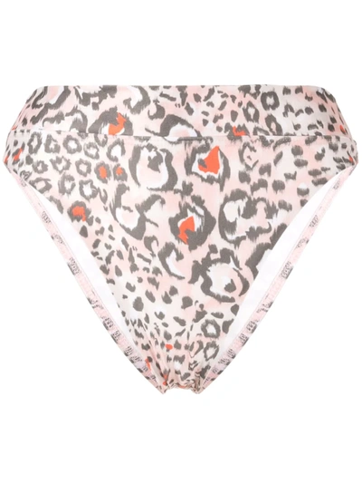 Suboo Uma Leopard-print Super High Bottoms In Pink