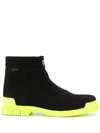 Camper Pix Sock-style Ankle Boots In Black