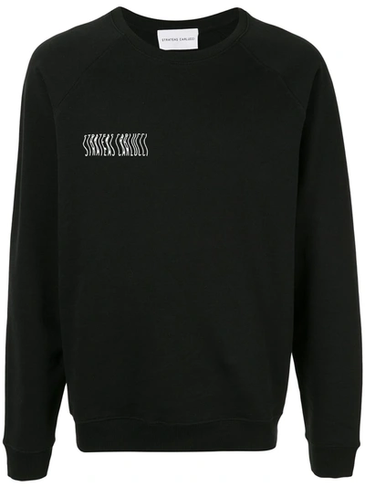 Strateas Carlucci Artwork Printed Sweatshirt In Black