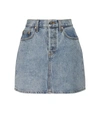 Wardrobe.nyc Wardrobe. Nyc Denim Mini Skirt In Blau