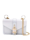 Chloé Aby Chain Shoulder Bag In Blue