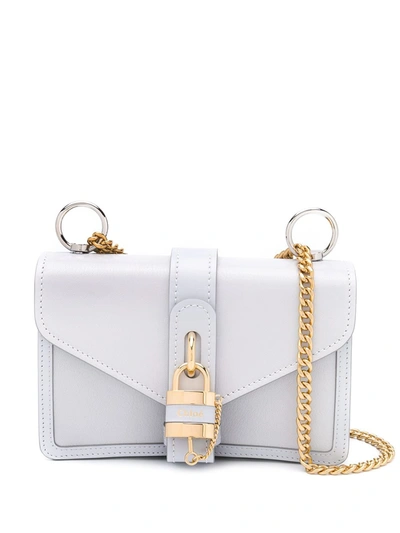 Chloé Aby Chain Shoulder Bag In Blue
