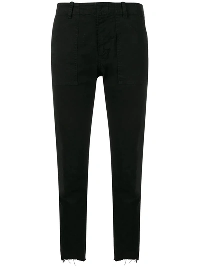 Nili Lotan Jenna Slim-fit Cropped Jeans In Black