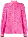 N°21 Floral Lace Shirt In Pink