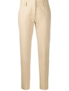 Piazza Sempione Slim-fit Cropped Trousers In Neutrals