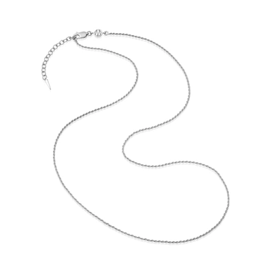 Missoma Long Rope Chain Necklace Sterling Silver