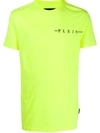 Philipp Plein Neon Yellow Logo Print T-shirt
