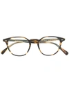 Oliver Peoples Emerson Glasses In Brown