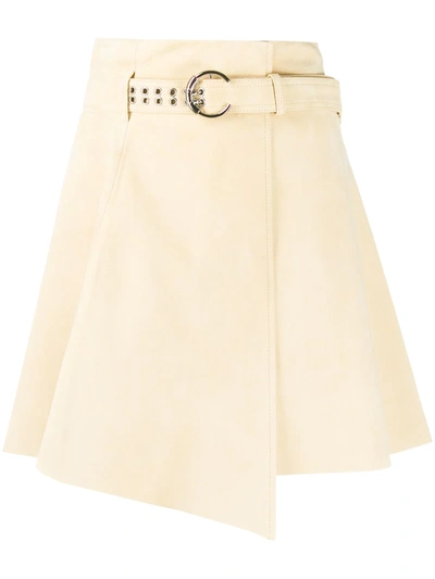 Chloé Paperbag Waist Skirt In Neutrals