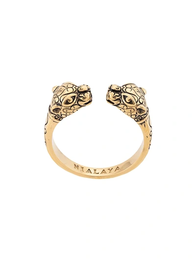 Nialaya Jewelry Panther Ring In Gold