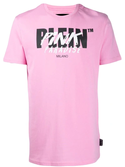 Philipp Plein Printed T-shirt In Pink