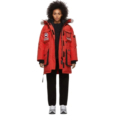 Canada Goose Red Down Snow Mantra Parka In 11 Red