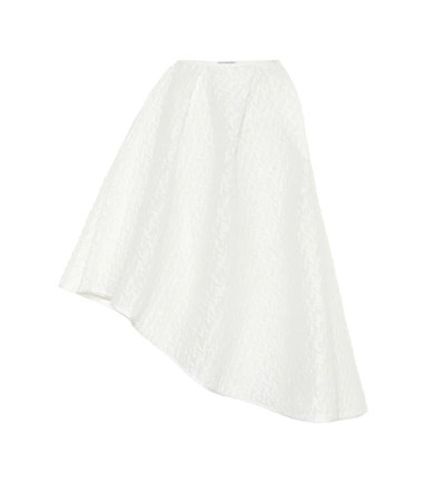Cecilie Bahnsen Elliot Linen Plissé Skirt In White