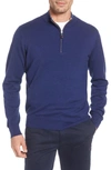 Peter Millar Men's Crown Soft Quarter-zip Sweater In Navy