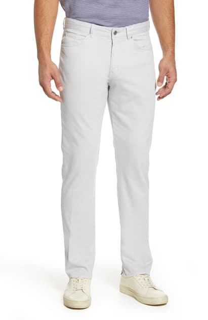 Peter Millar Men's Ultimate Sateen 5-pocket Pants In Light Grey | ModeSens