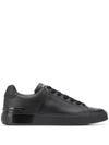 Balmain B-court Low-top Sneakers In Black