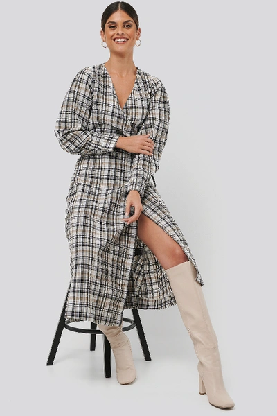 nakd midi dress Cotton Boat Neck Midi Dress Navy