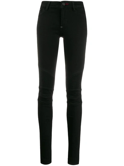 Philipp Plein Super High-waist Skinny Jeans In Black