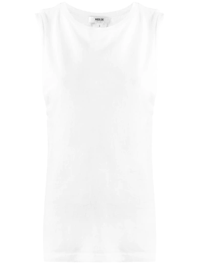 Agolde Ameenah Muscle T-shirt In White