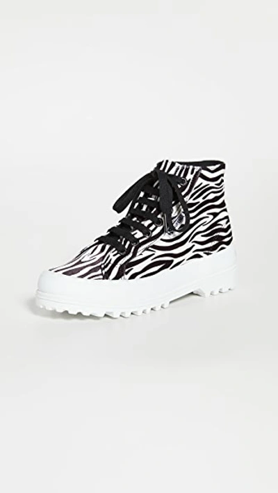 Superga 2341 Fanvelw Sneakers In Zebra