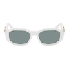 Versace 0ve4361 53mm Hexagon Sunglasses In White