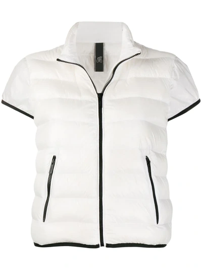 Hogan Padded Short-sleeved Jacket In White