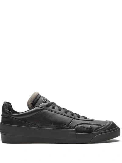 Nike Drope Type Lx Trainers In Black Leather