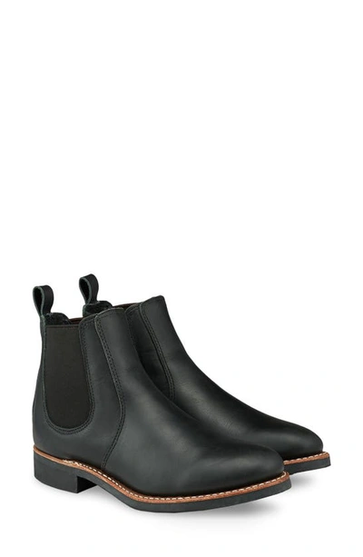 Red Wing 6-inch Chelsea Boot In Black Boundary Leather