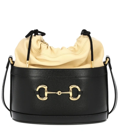 Gucci 1955 Horsebit Bucket Bag In Nero